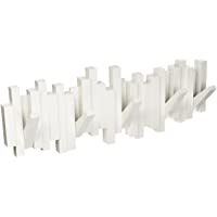 Umbra 318211-660 Perchero decorativo de pared Sticks- Blanco